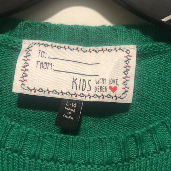 Vintage ugly Christmas sweater- size kids 14-large - Picture 6 of 11